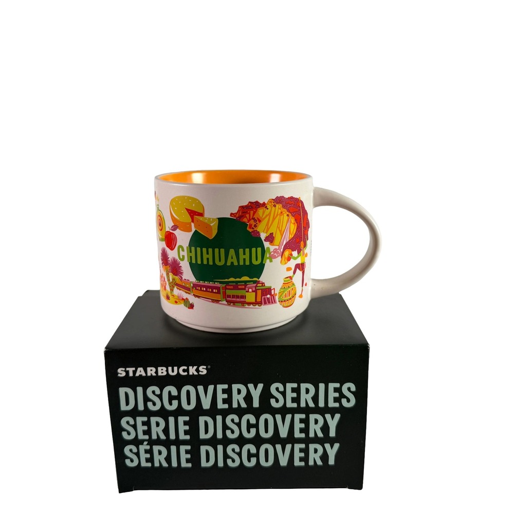 Starbucks Chihuahua Discovery Series 14 oz Coffee Mug Mexico New With Box